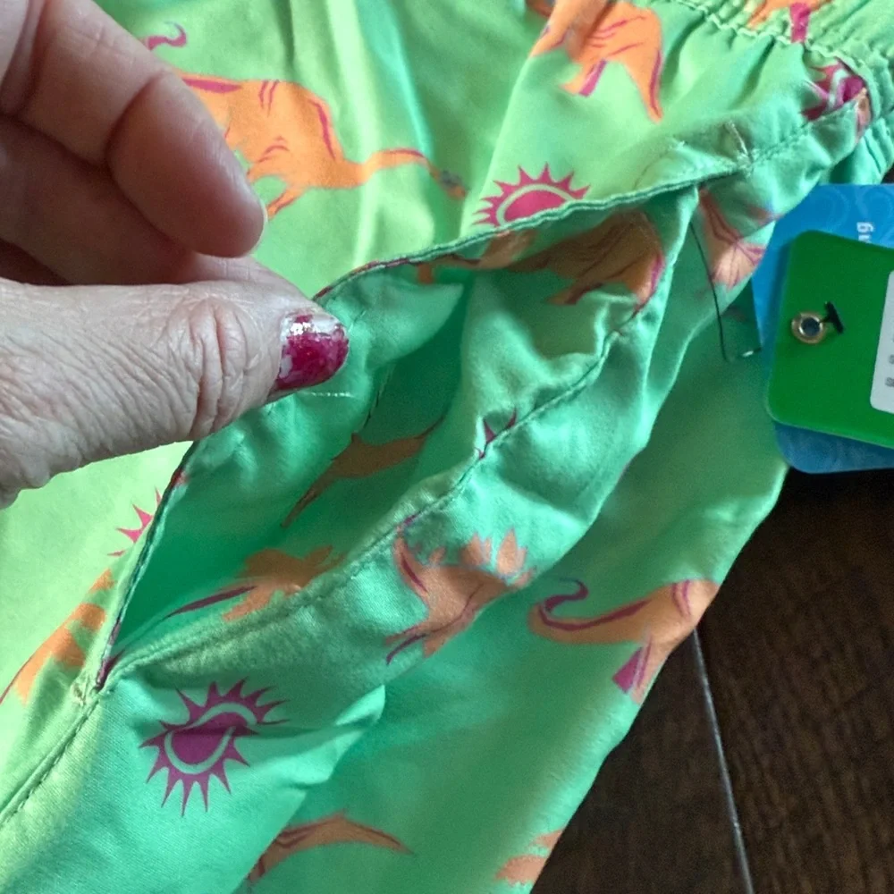 Tipsy Elves NWT  Dinosaur Swim Trunks‎ XXL